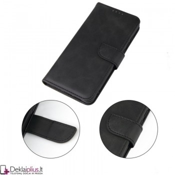 Dirbtinos odos dėklas - juodas (Samsung S10)
